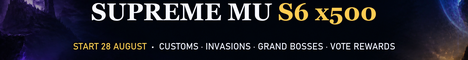 SupremeMU S6 | START 28.08.2026 | x500 EXP | No Pay2win