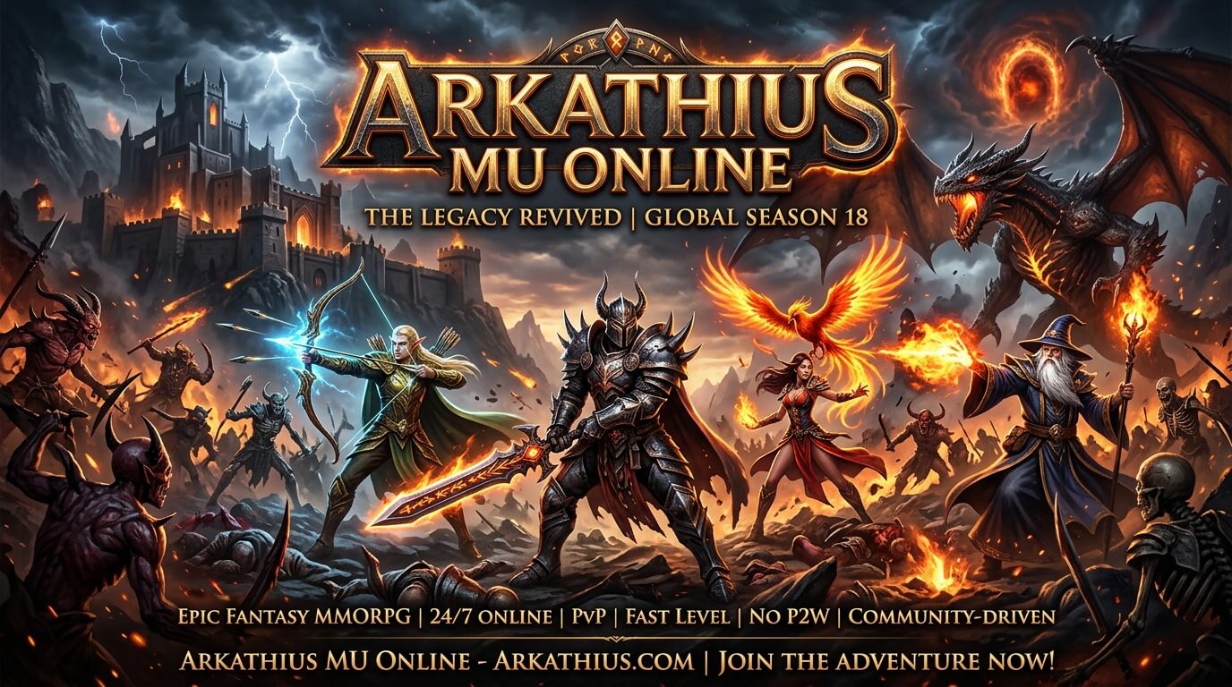 Arkathius MU Online Server Launch Banner