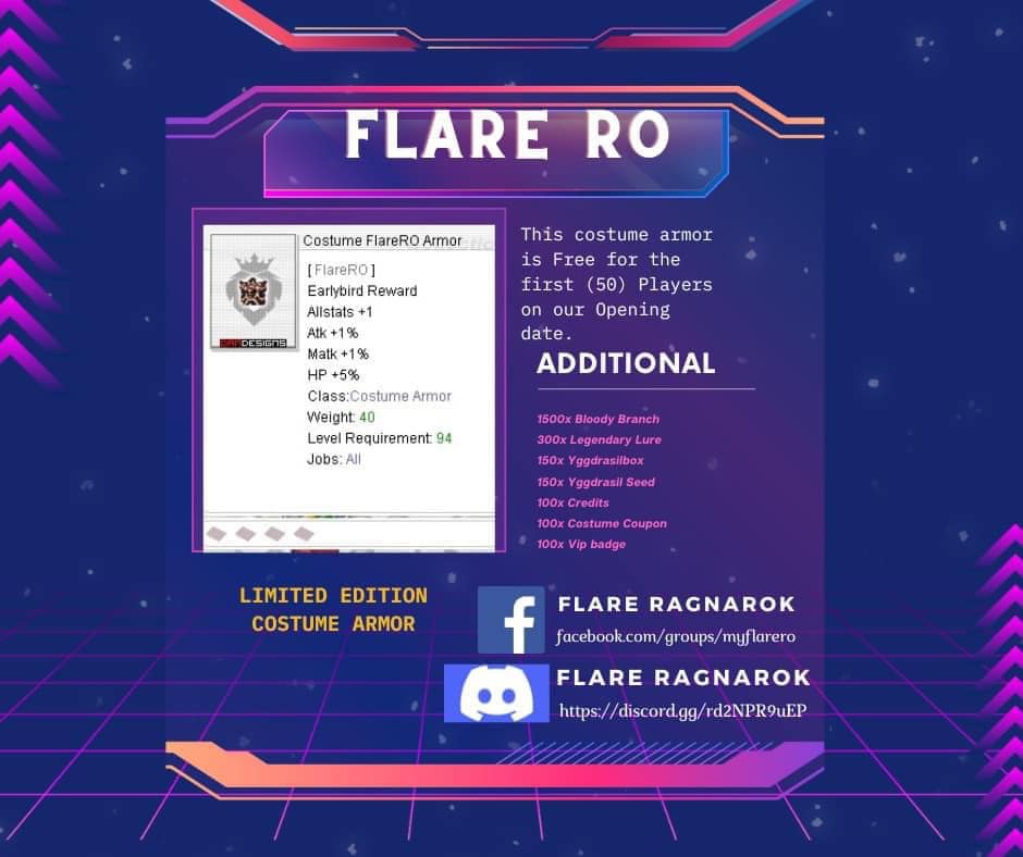Flare Ragnarok Server Infomation
